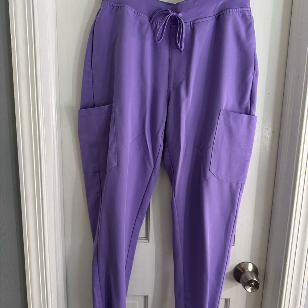 Women's Mandala Lavender 9-Pocket Jogger Scrub Pants